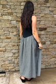 Arbi Gingham Magic Sundress Black